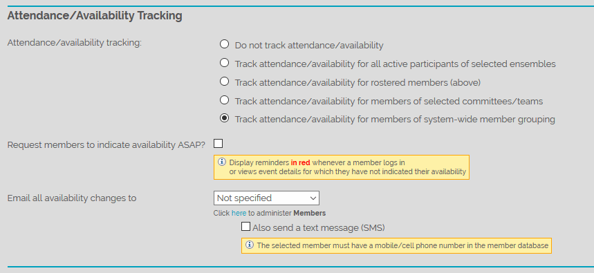 how to track attendance